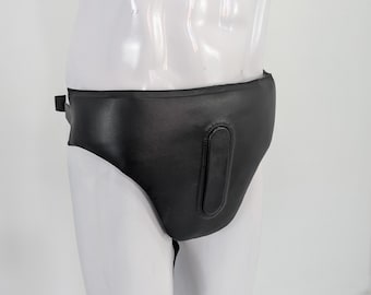 Darth Vader Codpiece | Black Leather Waist Armor | Screen Accurate Sith Cosplay Gear | Vader Cod Piece | Villain Costume Accessory