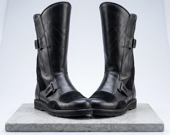 Darth Maul Cosplay Stiefel, Bildschirm Genaue Leder Stiefel, Comic Con Cosplay Schuhe
