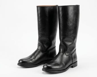 Benutzerdefinierte Leder Imperial Offizier Stiefel | Authentische Cosplay Schuhe