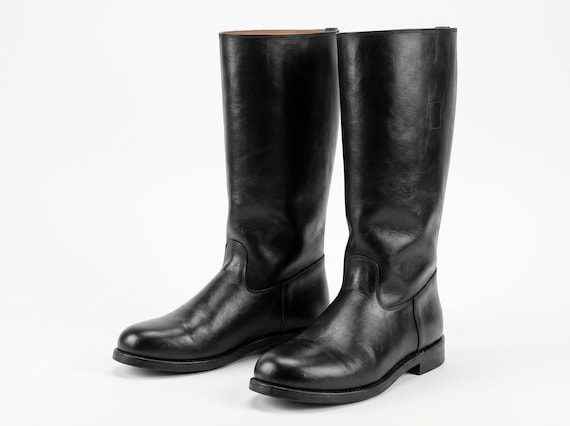 Custom Leather Imperial Officer Boots | Authentic Cosplay Footwear