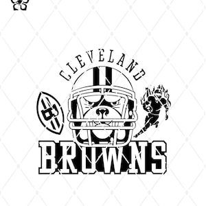 Descargas digitales de fútbol americano de los Browns: SVG, PNG, PDF, Eps y Jpg