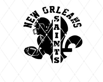 Saints Football SVG PNG PDF Eps Jpg Digital Downloads