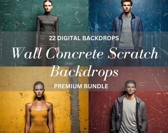 22 Dark Color Wall Abstract Concrete Cement Scratch Digital Backdrop Model Portrait Overlays Photoshop.