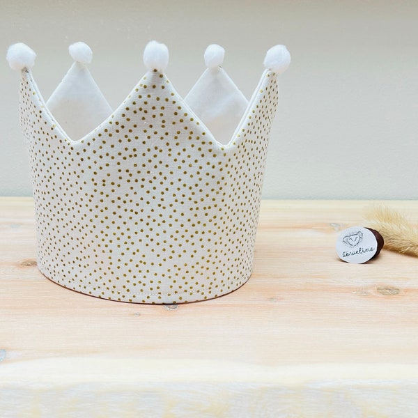 Birthday crown, children's birthday, wish crown, fabric crown
