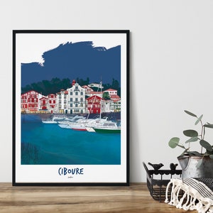 CIBOURE poster, Basque country