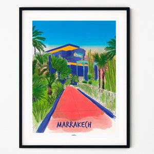 Poster MARRAKECH, Majorelle Garden