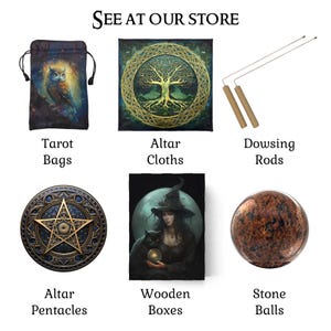 Norse Rune Stones Set, Elder Futhark Runes, Viking Runes, Divination Rune Set, Wooden Rune Stones image 4