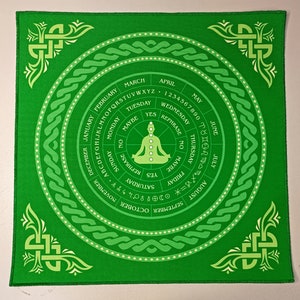 Pendulum Board Universal | Dowsing Mat | Altar Cloth