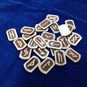Wooden Runic Set Elder Futhark