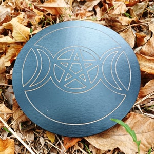 Altar Pentacle Triple Goddess, Bigger Size