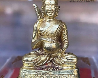 Phra Upakut, Phra Siwali, Luang Pu Toh, Wat Pradoo Chimphli Brass material, year 1977, Phra Sivalee, brass material. At that time there were