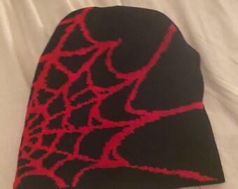 Gorro Sp5der Web Rojo&Negro