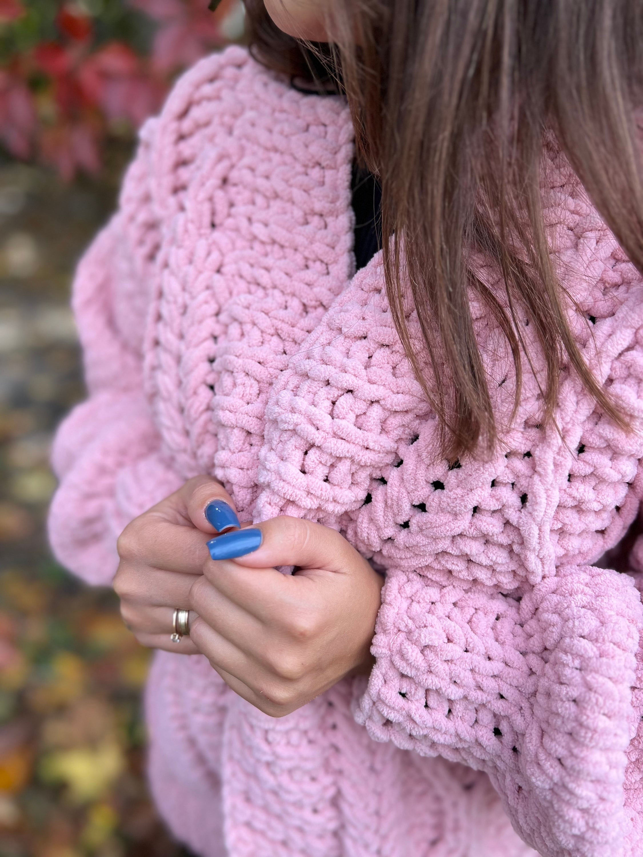Handmade cardigan design for ladies hot sale