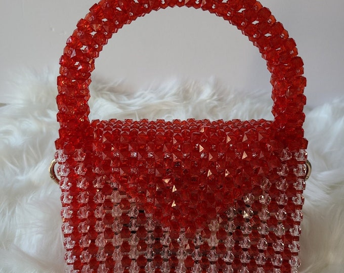 Fashionable Handmade Beaded Handbag for Women Bag Clutch Purse Party Wedding Evening Bags