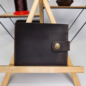 Cartera de cuero Crazy Horse vintage "Standard"