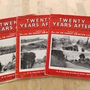 Nostalgic vintage 1938 &quot;Twenty Years After The Battlefields of 1914-18 Then and Now magazines published 1938 - part 4 to 6