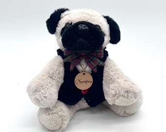 Pug stuffed toy blue magic sale