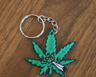 Weed Leaf Keychain – The perfect accessory for relaxed vibes
