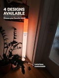 Iconic Cigarette Floor Lamp 100 cm - Dimmable - Designer Lamp made of Acrylic Glass - Choice of 4 Designs - Decor for Man Cave, Gaming Room & Living Room