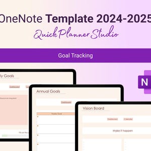 2025 and 2024 Beige Digital Planner Onenote Bundle - Daily Weekly ...
