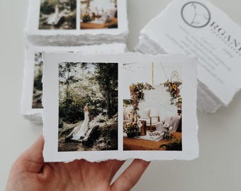 Custom Print on Deckle Edge Paper | Hand-Torn Textured Prints