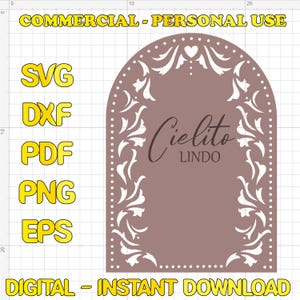 Cielito Lindo Baby Shower Decor, Cielito Lindo Banner, Parties Decoration, Arch Decor Svg, Photo Backdrop, INSTANT DOWNLOAD