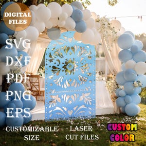 Cielito Lindo Banner, Baby Shower Banner, Papel Picado svg, Talavera svg, Mexikanische Flagge, Liebesvögel, Laserschnittdatei, Cricut Cut-Datei, INSTANT DOWNLOAD