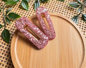 Barrettes paillettes, idee cadeau, minimaliste, simple, petillant