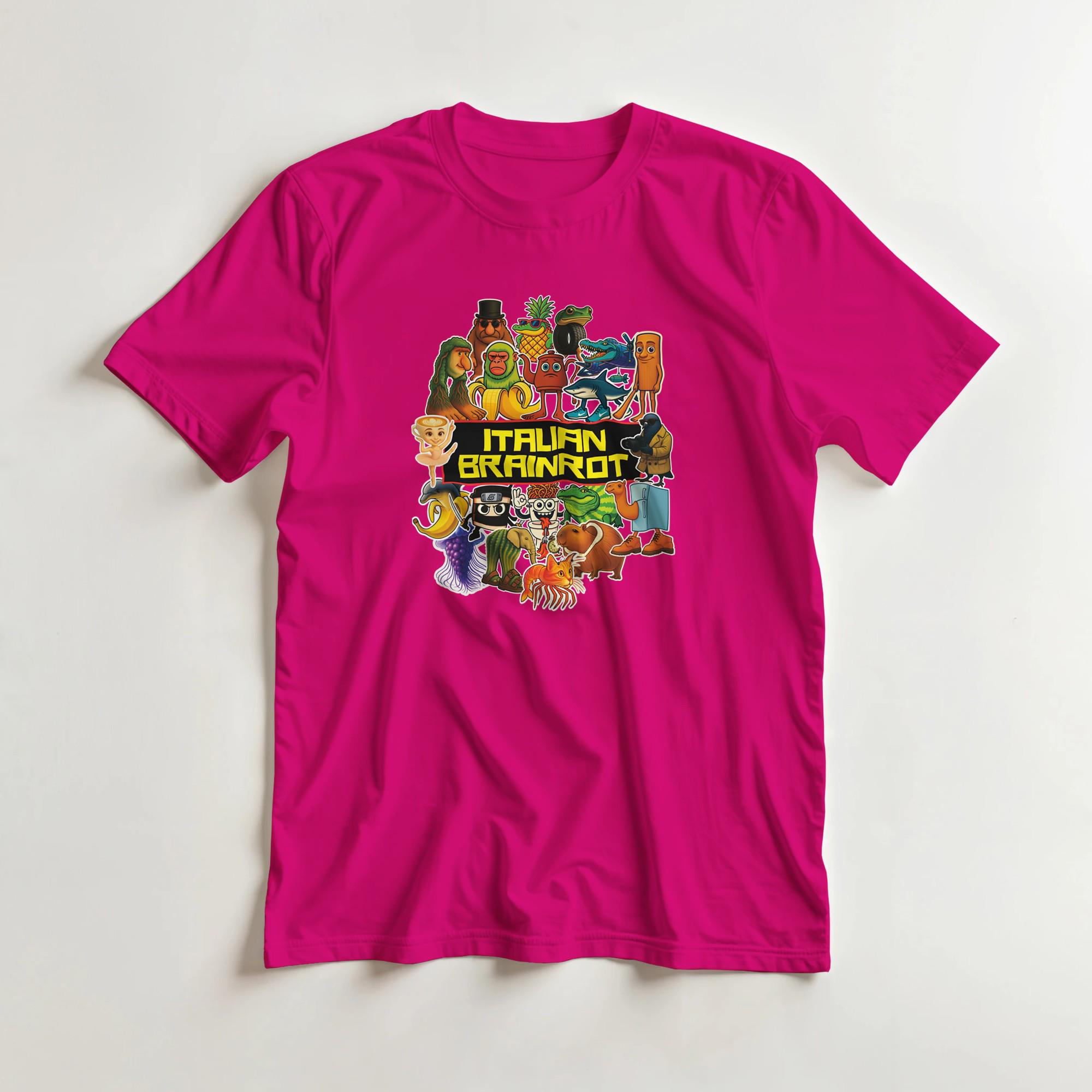 Lirili Larila Funny Italian Brainrot Meme Elephant Oversized T-Shirt