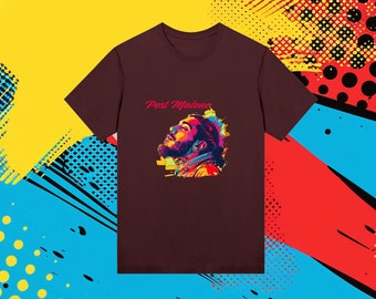 Post Malone lyrics 1970er style grafik shirt