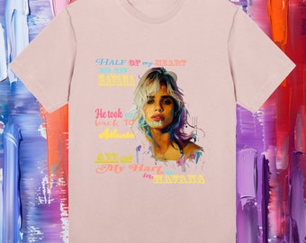 Camila Cabello Graphik Tee, Song text, lyric Shirt, Havanna Womens Shirt