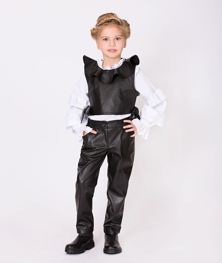 Kids Leather Pants -  Norway