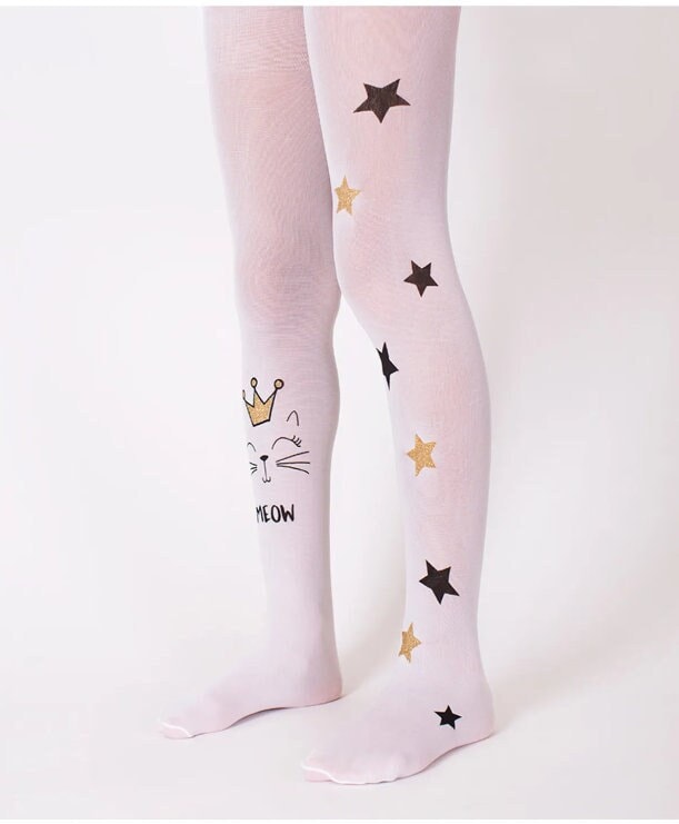 Musical Notes Tights , Music Clef Print Choir, Orchestra Leggings , Opaque  Women's Pantyhose, Printed Tights 