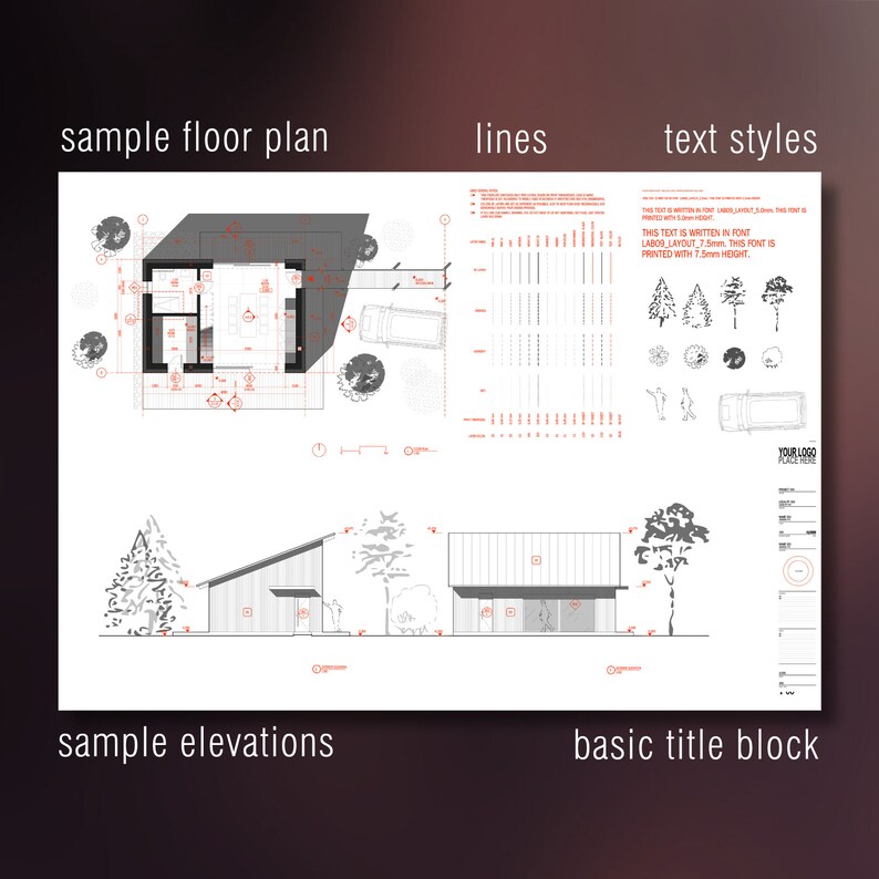 Autocad Template Package/ STARTER + GIFT • Video Guide • Professional ...