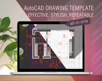 AutoCAD template package / ALL-IN-ONE + gift • Professional AutoCAD drawing template  •Title blocks•crafted by an architect•AutoCAD drawings