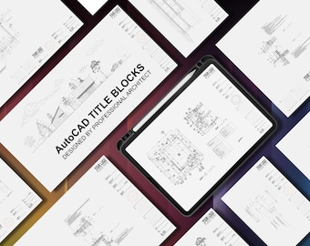 AutoCAD Title Blocks + FREE GIFT • Fully editable • Crafted by a professional architect for students and architects • Top AutoCAD Drawings