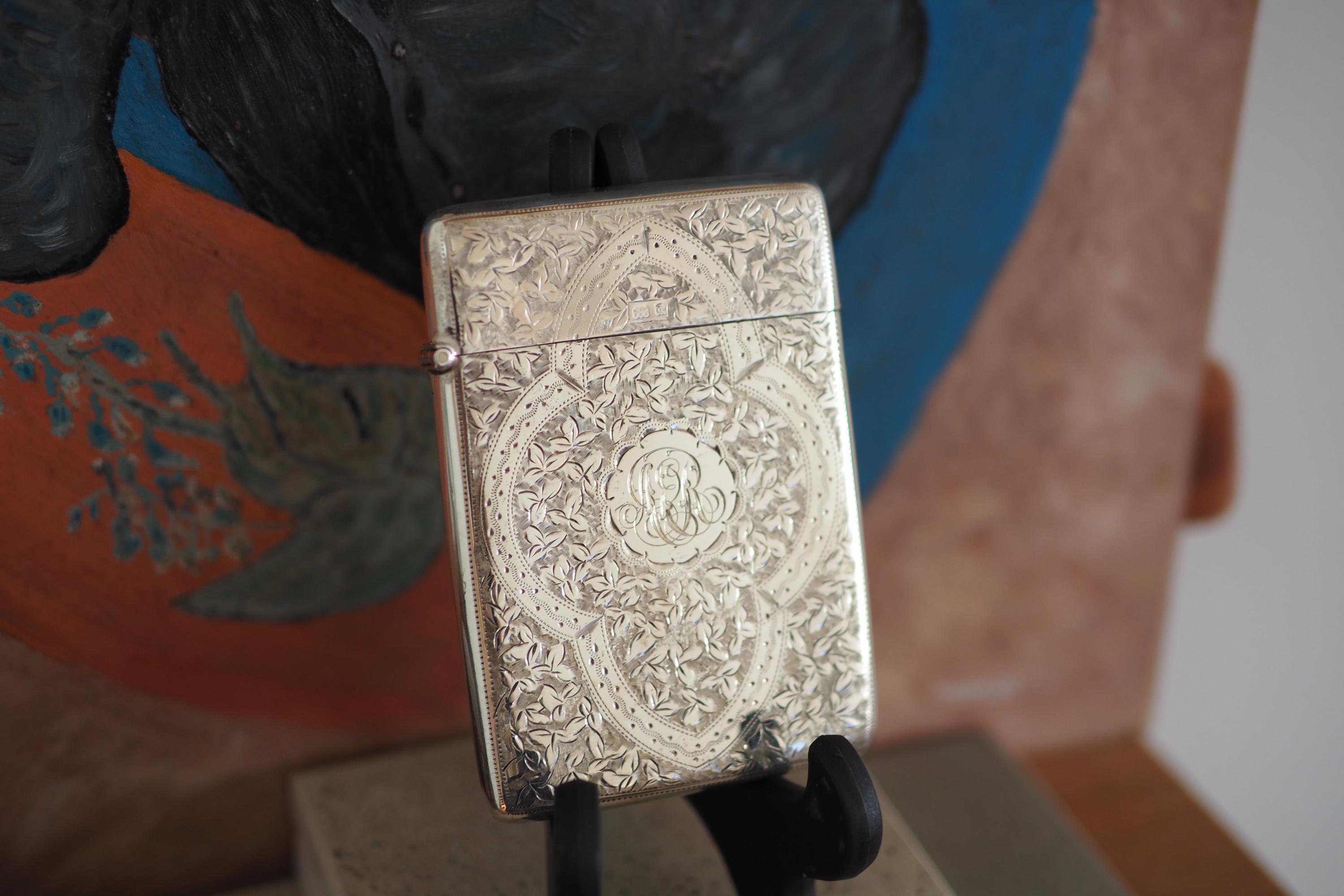 925 silver card case - Etsy 日本