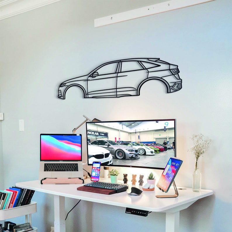 Metal Car Wall Art, Car Guy Gift, Car Wall Art, Metal Wall Art, Car