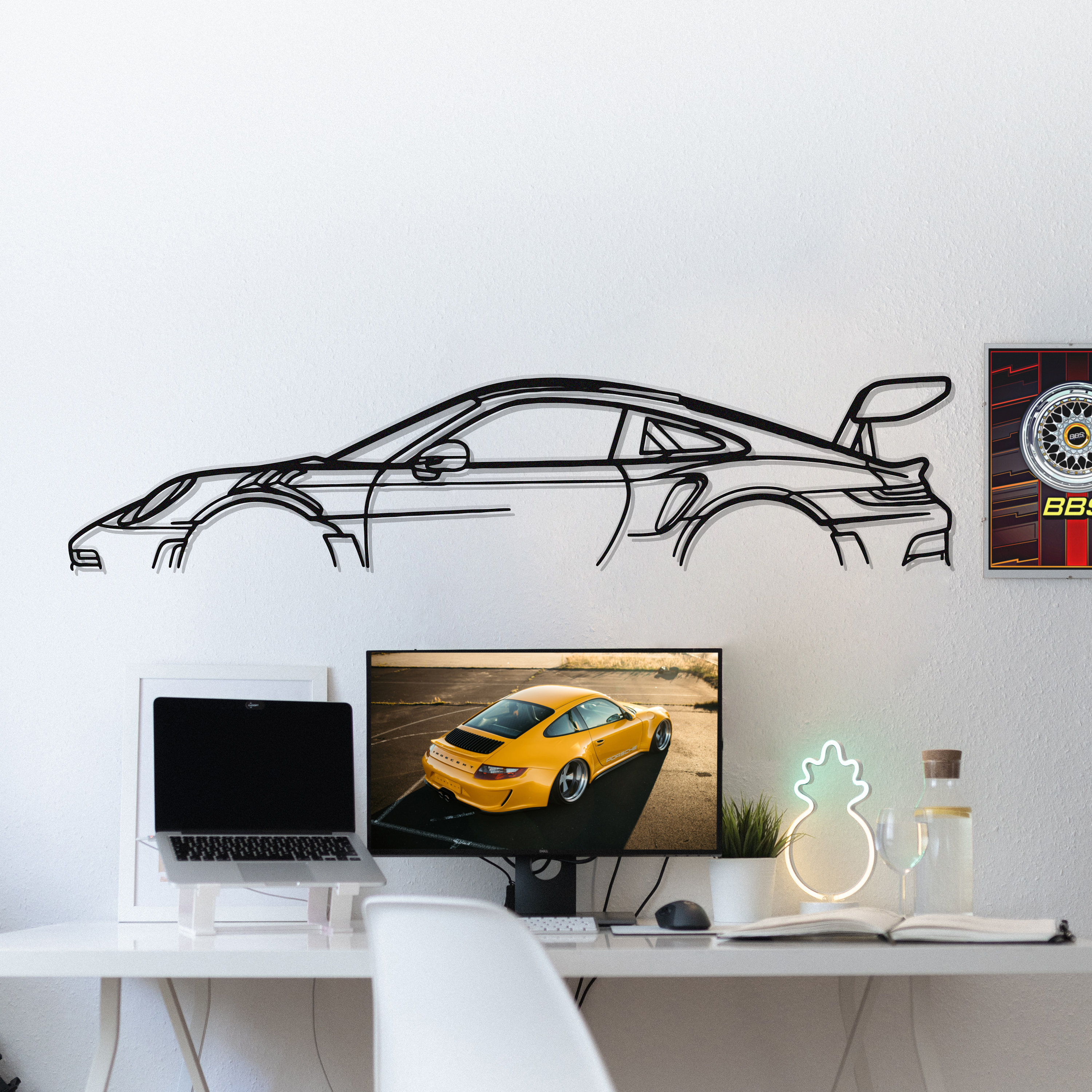 Metal Car Wall Art, Car Guy Gift, Car Wall Art, Metal Wall Art, Car Accessories, Metal Wall