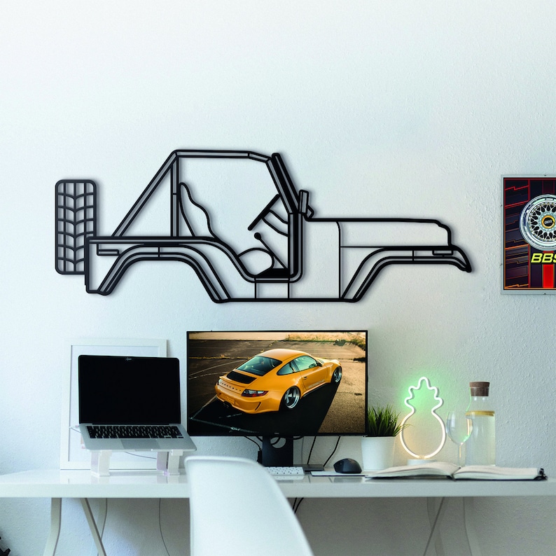 Metal Car Wall Art, Car Guy Gift, Car Wall Art, Metal Wall Art, Car