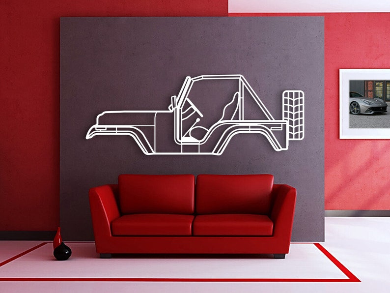 Metal Car Wall Art, Car Guy Gift, Car Wall Art, Metal Wall Art, Car