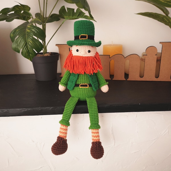 Poupée en peluche Leprechaun pour la maison, décor de la Saint-Patrick, poupée gnome irlandaise