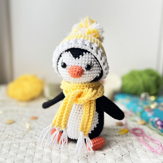 gorra pingÃ¼ino de peluche grande