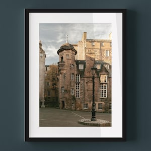 EDINBURGH PRINT - Edinburgh Old Town Scotland Photography Wall Art Writers Museum