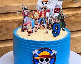 One Piece inspired cake topper