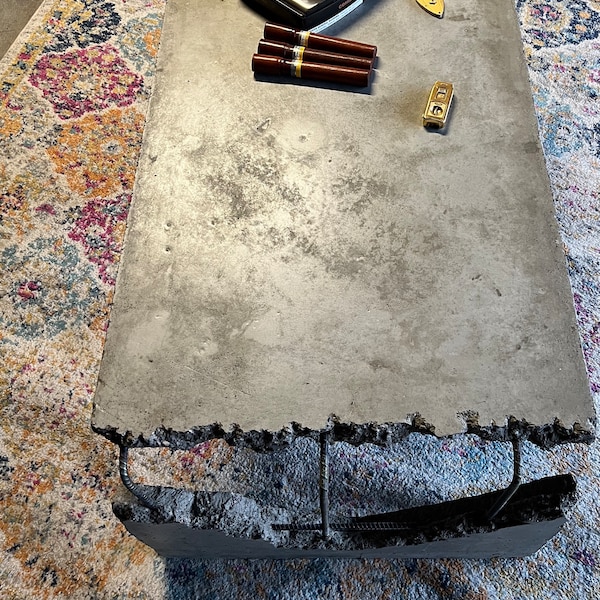 Concrete Coffee Table Etsy