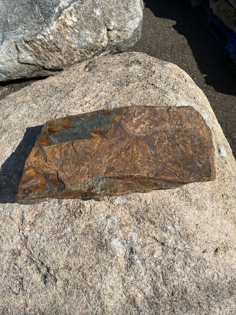 Canyon Brown Flagstone Segment for Aquariums, Terrariums, Pathways, and