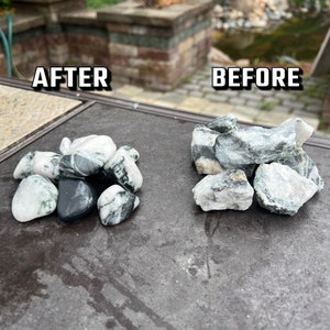 Rare Slate Quartz Tumbling Stones, Used For Aquariums, Terrariums and planter pots.