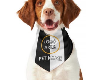 NewCastle United FC Personalised Pet Bandana with original logo option (Dog Costume and Cat Costume)