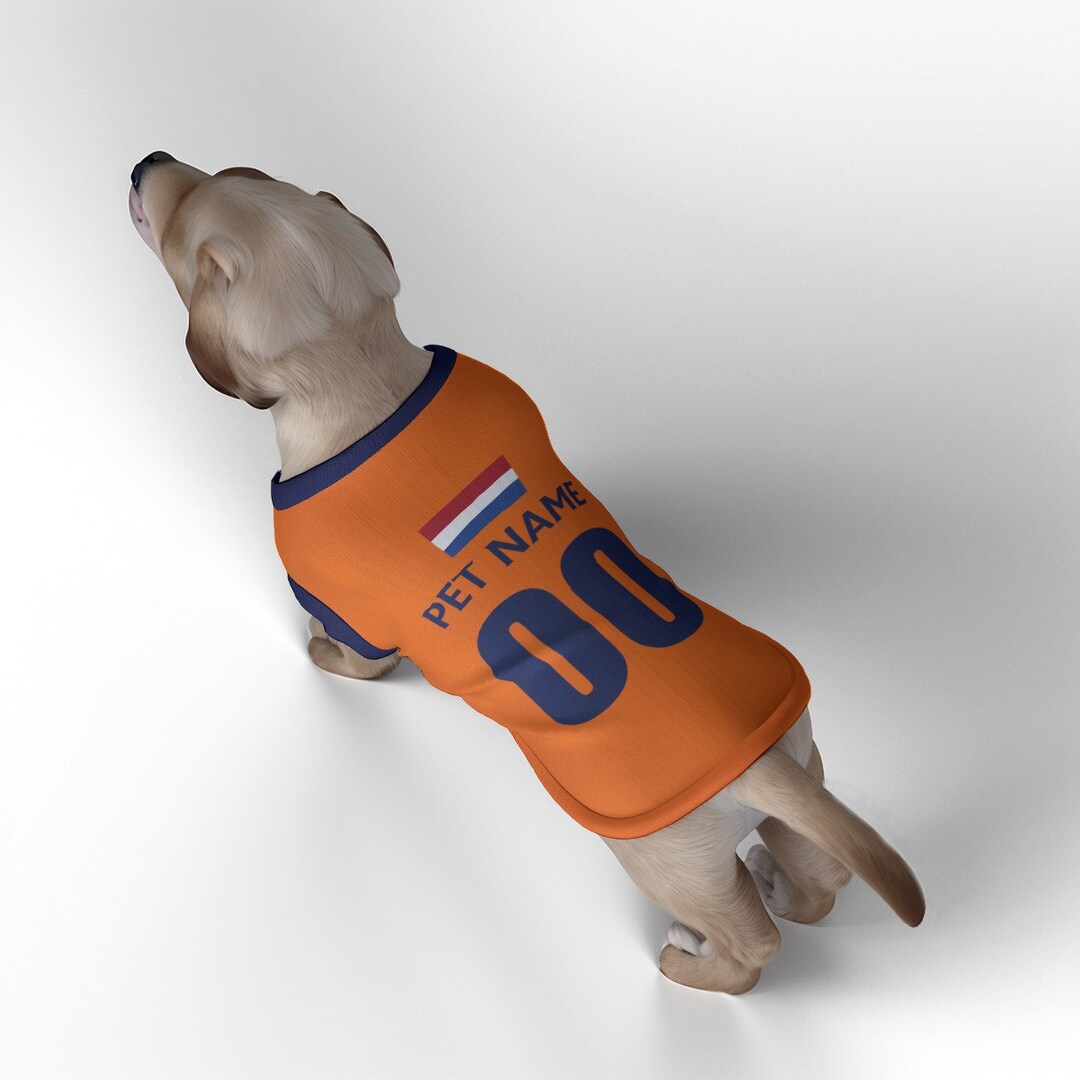 Netherlands Football Personalised World Cup 2026 Pet Tank Top With